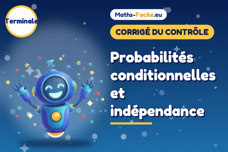 Corrigé du contrôle de maths Terminale : corrigé du contrôle de maths Terminale
