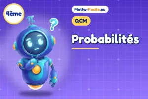 QCM de maths 4ème : Probabilités