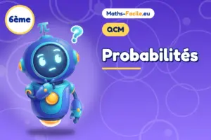 QCM de maths 6ème : Probabilités