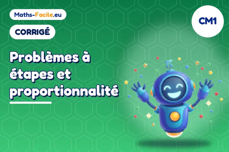 Corrigé des exercices de maths CM1 : corrigé des exercices de maths CM1