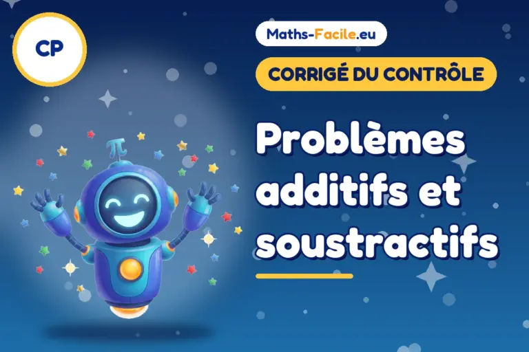 Corrigé du contrôle de maths CP : corrigé du contrôle de maths CP