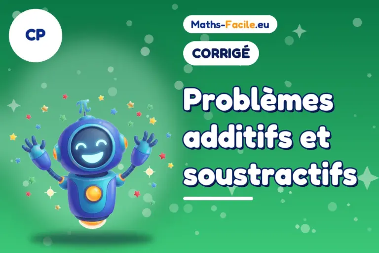 Corrigé des exercices de maths CP : corrigé des exercices de maths CP