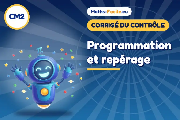Corrigé du contrôle de maths CM2 : corrigé du contrôle de maths CM2