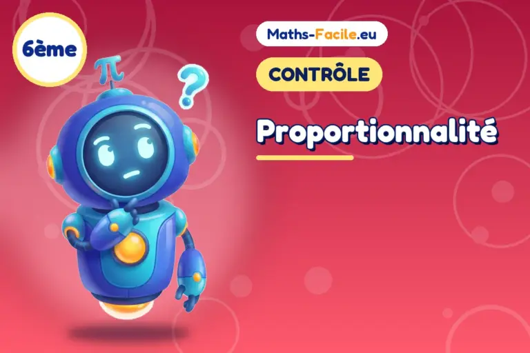 Contrôle de maths 6ème : Proportionnalité