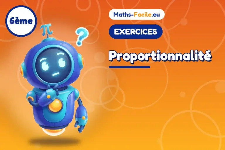 Exercices de maths 6ème : Proportionnalité