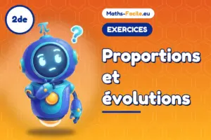 Exercices de maths 2de : Proportions et évolutions