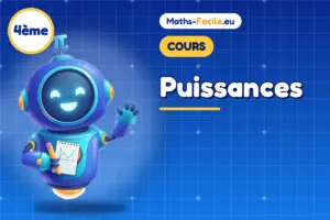 Cours de maths 4ème : Puissances