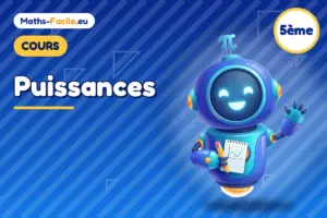 Cours de maths 5ème : Puissances