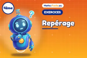 Exercices de maths 4ème : Repérage