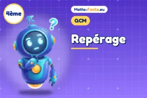 QCM de maths 4ème : Repérage