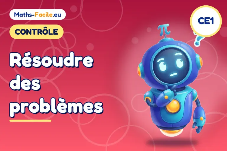 Contrôle de maths CE1 : contrôle de maths CE1