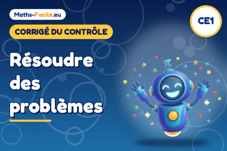 Corrigé du contrôle de maths CE1 : corrigé du contrôle de maths CE1