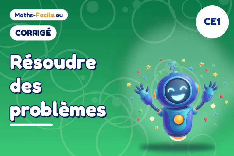 Corrigé des exercices de maths CE1 : corrigé des exercices de maths CE1