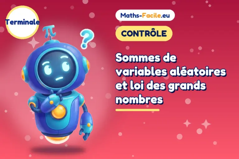 Contrôle de maths Terminale : contrôle de maths Terminale