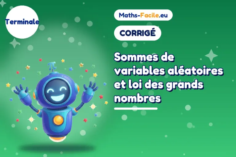 Corrigé des exercices de maths Terminale : corrigé des exercices de maths Terminale