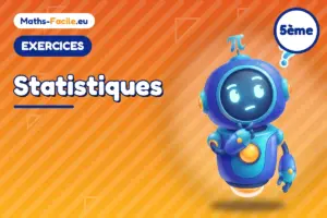 Exercices de maths 5ème : Statistiques