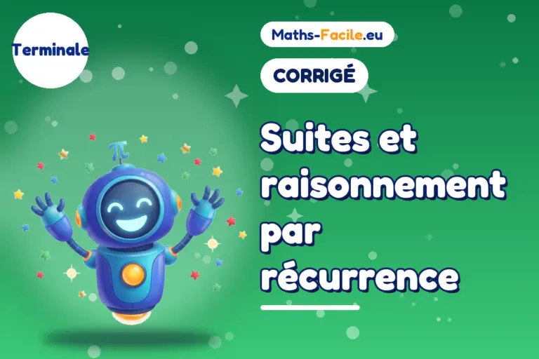 Corrigé des exercices de maths Terminale : corrigé des exercices de maths Terminale