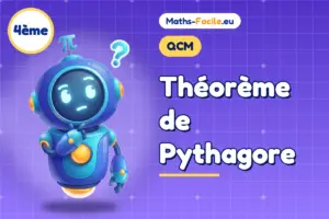 QCM de maths 4ème : Théorème de Pythagore