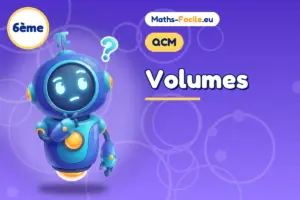 QCM de maths 6ème : Volumes