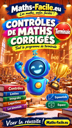 Livre PDF : Contrôles corrigés de maths Terminale